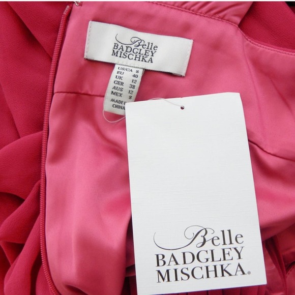 Badgley Mischka Pink Maxi Dress - Picture 8 of 12